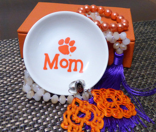 Clemson Mom ring dish