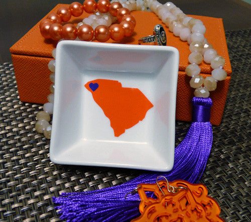 South Carolina state pride ring dish