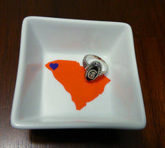 South Carolina state pride ring dish