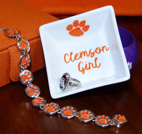 Clemson Girl Ring Dish